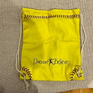 Softball Drawstring Backpack